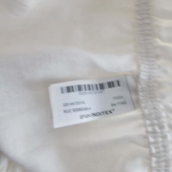 Zara Women's Elastic Drawstring Waist Wide Leg Pants size XL Lightweight - Picture 7 of 8